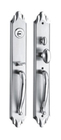OEM stainless steel 304 Pintu khusus pegangan dengan plat