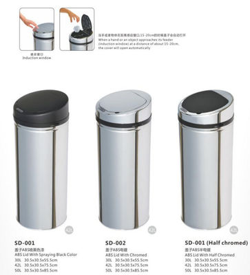 Tempat Sampah Dapur Tahan Air Rumah Tangga 24L Sensor Induksi Tempat Sampah