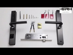 Smart Home Fingerprint Handle Door Lock Gigi Biru WiFi Elektronik Digital Cerdas