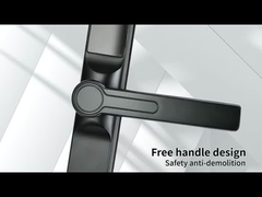 Jembatan yang rusak dengan sisi sempit, kunci cerdas, bahan paduan seng, jendela layar, pegangan pendek 3.0, th