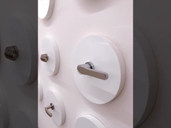 Pabrik kualitas tinggi pegangan pintu kayu seng tuas kunci pintu untuk pintu interior