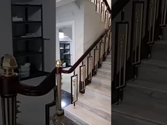 Balaster Alloy Aluminium Klasik Dekorasi Tangga Interior Perapian Berkualitas Tinggi