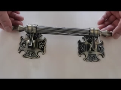 European Simple Atmospheric Coffin Handles Cross Edge Set Bunga Dekoratif