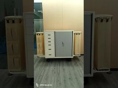 Plastik ABS Dibangun - Di Meja Dapur Bak sampah Hidup Kerja Panjang Warna Biru Abu-abu