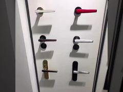 Perkenalkan Gagang Pintu Paduan Seng Modern, Gagang Pintu Komersial 58*85mm Desain Khusus Untuk Anda