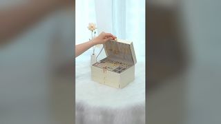 Kotak perhiasan pasokan langsung lintas batas, besar, ringan, mewah, mewah, multi-lapis, berkapasitas besar