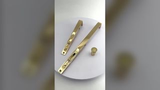 Pintu tembaga penuh dengan baut tersembunyi, pintu kayu bukaan ganda, baut tak terlihat memanjang, tersembunyi