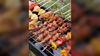 Kompor Barbekyu Baru, Rak Barbekyu Rumah, Kompor Barbekyu Lipat Portabel Luar Ruangan, Alat Barbekyu Kecil