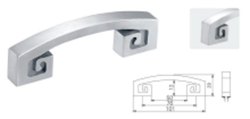 Solid 304 Stainless Steel Menangani Laci Dapur Kabinet Kawat Tarik Tabung Bar