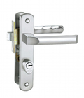 Zinc Dan Aluminium Alloy Handle Pintu Kunci Pintu Terbuka Datar Untuk Rumah