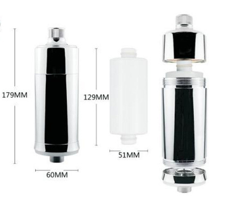Pengolahan Air Kamar Mandi Shower Filter Cartridge Faucet Filter Housing Pembersih Air