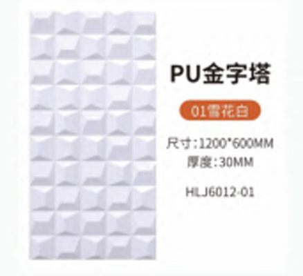 80mm Pu Single Dan Double Face Ringan Kerongkongan Brick Background Dekorasi Dinding