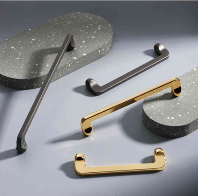 Lemari Laci Tarik Genggam Square 8x8mm Seng paduan Genggam Unik Mewah Modern Dapur Lemari Genggam Dan Tombol