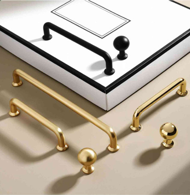 Lemari Laci Tarik Genggam Square 8x8mm Seng paduan Genggam Unik Mewah Modern Dapur Lemari Genggam Dan Tombol