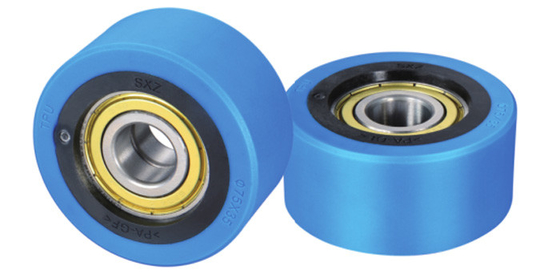 608ZZ Kualitas Plastik Bearing Roller Nylon POM Pulley Cocok untuk Track
