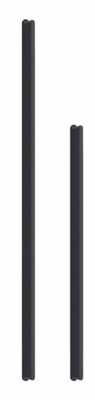 Modern Hitam Aluminium Furniture Handle Lemari Dapur Pintu Laci Tarik Handle Lemari Pakaian Long Handle
