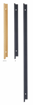 Modern Hitam Aluminium Furniture Handle Lemari Dapur Pintu Laci Tarik Handle Lemari Pakaian Long Handle
