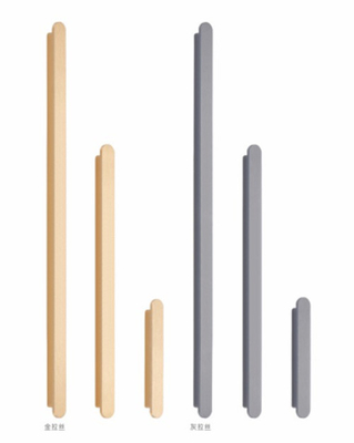 Edge Handle Handle perabot pegangan panjang tarik pegangan kabinet profil aluminium kabinet