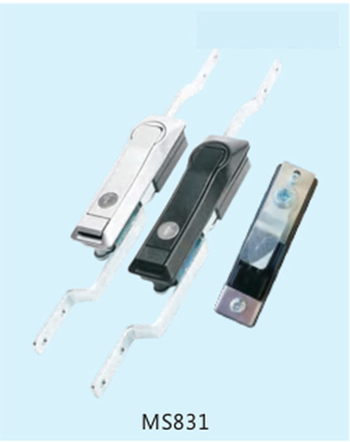 MS828 Swing Handle Kunci 3 Titik Kunci Penghubung Rod Panel Kontrol Kabinet Kunci