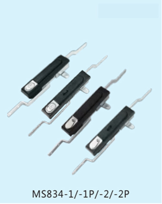 MS828 Swing Handle Kunci 3 Titik Kunci Penghubung Rod Panel Kontrol Kabinet Kunci