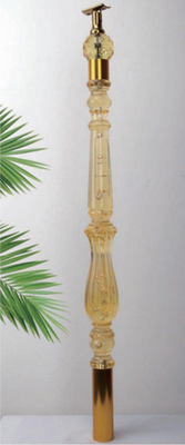 Luxury Clear Crystal Acrylic Handrail Pilar Acrylic Staircase Railing