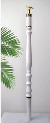 Tangga Indoor Baluster Kristal Akrilik Handrail Pilar Akrilik Pos-pos Tangga dan Balkon Railing