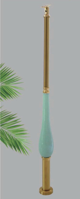 Tangga Indoor Baluster Kristal Akrilik Handrail Pilar Akrilik Pos-pos Tangga dan Balkon Railing