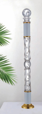 Modern Indoor Kristal Akrilik Tangga Tangga Railing Genggam Untuk Dijual