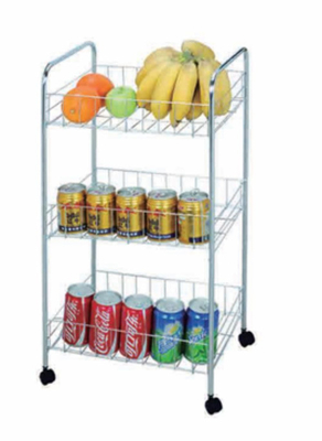 FIRST HORST Produsen 4 Tingkat Ukuran Besar Perak Lapisan Dapur Penyimpanan Piring Rak Drainer Instock