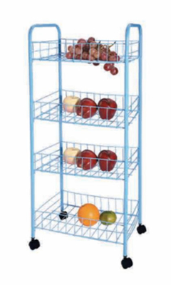FIRST HORST Produsen 4 Tingkat Ukuran Besar Perak Lapisan Dapur Penyimpanan Piring Rak Drainer Instock