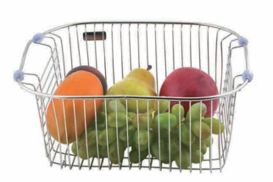 Hot Sale Single-Layer Bowl Drain Rack Aluminium Dapur Piring Laci Bowl Rack Pull-Out Basket