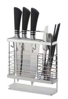 Standing Style stainless steel multifunctional dapur alat penyimpanan pisau pemegang rak