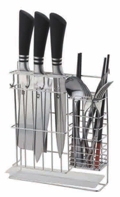 Standing Style stainless steel multifunctional dapur alat penyimpanan pisau pemegang rak