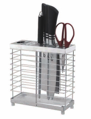 Standing Style stainless steel multifunctional dapur alat penyimpanan pisau pemegang rak