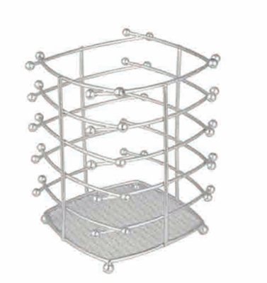 Standing Style stainless steel multifunctional dapur alat penyimpanan pisau pemegang rak