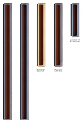 Solid Aluminium Alloy Recessed Mounted Furniture Cabinet Wardrobe Handle Untuk Dekorasi Rumah L 150mm x W34.5mm x D 18.4m