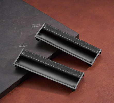 Grosir paduan seng modern handuk lemari dapur mewah emas hitam lemari pakaian pintu laci furnitur tarik pegangan