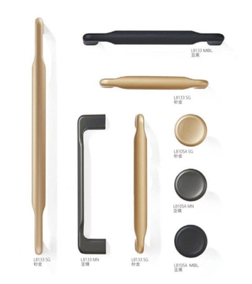 Gaya Eropa Baru Luxury Zinc Alloy Brushed Nickel Gold Straight Bar Cabinet Pintu Hardware Interior Lemari Tangan