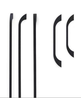 Genggam Aluminium Hitam Cabinet Handle Profil Aluminium Genggam Aluminium
