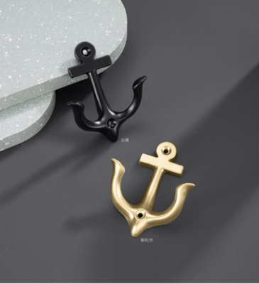 Dekat bulan mantel Hooks dinding dipasang Heavy Duty Metal Single Prong Robe Hanger tahan karat Wall Hooks untuk handuk topi tas kunci