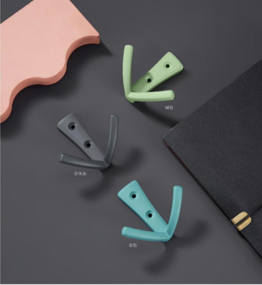 Dekat bulan mantel Hooks dinding dipasang Heavy Duty Metal Single Prong Robe Hanger tahan karat Wall Hooks untuk handuk topi tas kunci