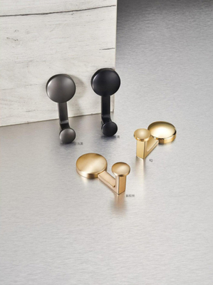 Dekat bulan mantel Hooks dinding dipasang Heavy Duty Metal Single Prong Robe Hanger tahan karat Wall Hooks untuk handuk topi tas kunci