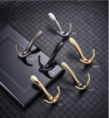 European Double Cloth mantel hooks logam Hooks modern Pakaian Hooks untuk kamar tidur