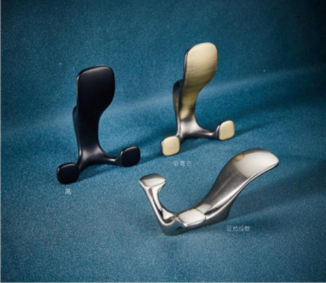 European Double Cloth mantel hooks logam Hooks modern Pakaian Hooks untuk kamar tidur