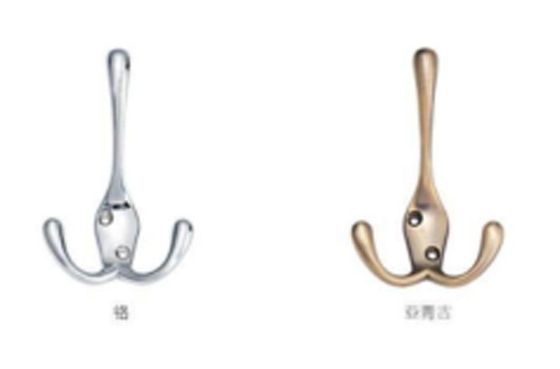 Warna emas dinding pakaian hook mantel baru hook kamar mandi mandi hook