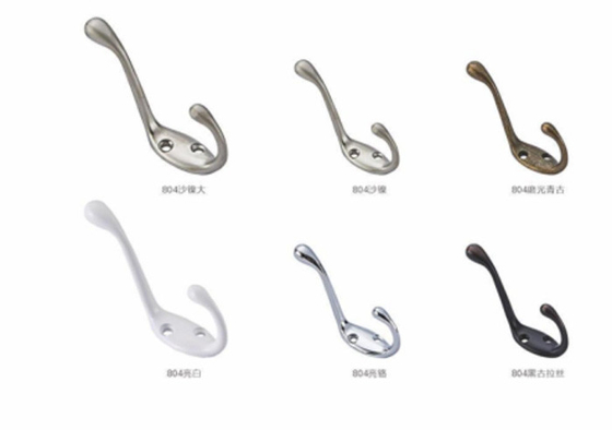 European Double Cloth mantel hooks logam Hooks modern Pakaian Hooks untuk kamar tidur