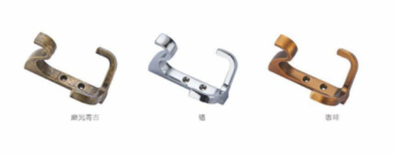 European Double Cloth mantel hooks logam Hooks modern Pakaian Hooks untuk kamar tidur
