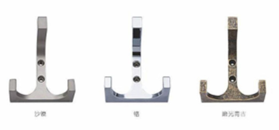 European Double Cloth mantel hooks logam Hooks modern Pakaian Hooks untuk kamar tidur