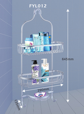 Aksesoris kamar mandi rak dapur shower rak bola aluminium kamar mandi tripod