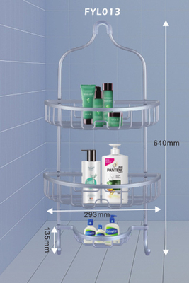 Aksesoris kamar mandi rak dapur shower rak bola aluminium kamar mandi tripod